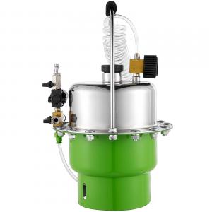 Nyomásmérős fék légtelenítő készlet 5L, 10 bar (zöld)