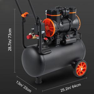 Olajmentes Légkompresszor 24 literes tartállyal, 1450 W teljesítmény