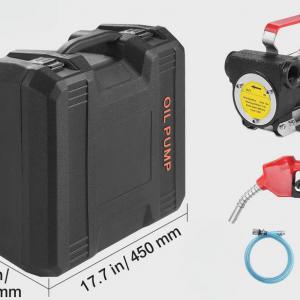 Olajszívó és üzemanyag-szivattyú, 12 V DC, 38 l/perc névleges térfogatáram tárolódobozzal