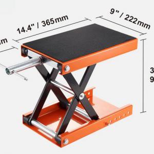 Ollós motorkerékpár-emelő, 500 kg teherbírással, széles állvánnyal ATV-khez és motorokhoz