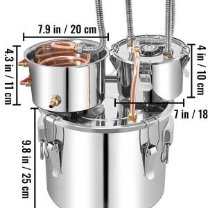 Pálinkafőző borfőző lepárló desztilálló 11 liter