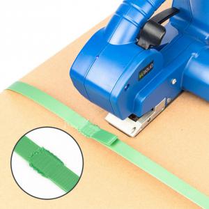 Pántológép – félautomata pántológép 13–19 mm PP/PET pántszalagokhoz, 2 × 3000 mAh akkumulátorral, dobozokhoz és raklapokhoz
