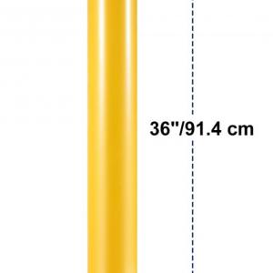 Parkolásgátló oszlop sárga  91 cm
