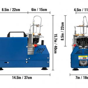 PCP kompresszor 300bar 230V, 1800W, kézi leállítás