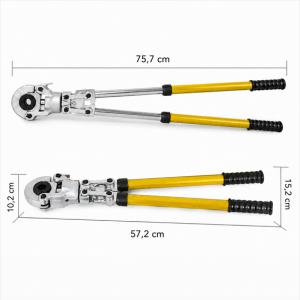 PEX-AL-PEX csőprésfogó 16–32 mm – kompozit csövekhez, TH profil