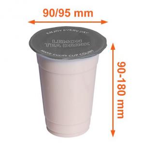 Pohárzáró, csészezáró gép – 500-650 csésze/óra kapacitás, 90/95 mm csészéhez, max. 180 mm magasságig fekete