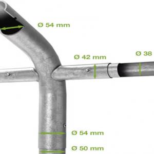 Ponyva csarnok raktársátor 6x12 m oldalmagasság 3,00m ponyva PVC  szürke