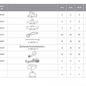 Ponyvacsarnok Raktársátor 8x12m  ipari sátor, tároló sátor 3,00 m oldalmagasság, cipzáras kapuval lángálló  PRIMEtex-ponyva, ponyva  szürke