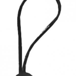 Ponyvafeszítő gumi, hosszú, fekete, 50 db