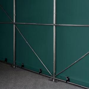 Ponyvagarázs mobilgarázs autógarázs 6x6m, PVC ponyva zöld