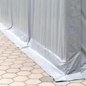 Ponyvagarázs mobilgarázs autógarázs 6x6m, PVC ponyva zöld
