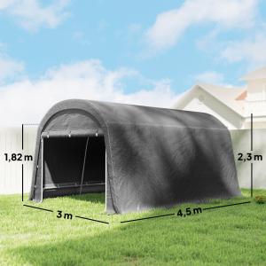 Ponyvagarázs, mobilgarázs tárolósátor 3x4,5m