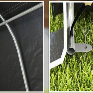 Ponyvagarázs, mobilgarázs tárolósátor 3x4,5m