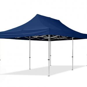 Pop-up Alumínium összecsukható pavilon rendezvénysátor 3x6m ponyva PVC 2db oldalfallal