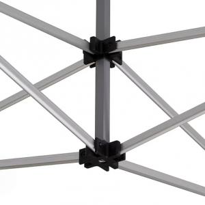 Pop-up Alumínium összecsukható pavilon rendezvénysátor 3x6m ponyva PVC fehér