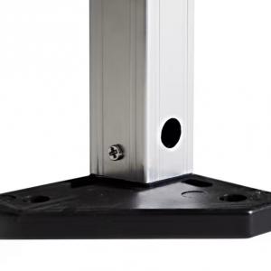 Pop-up Alumínium összecsukható pavilon rendezvénysátor 3x6m ponyva PVC fehér