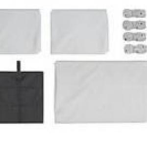 Pop-up összecsukható, 3x3 méteres fehér rendezvénysátor, 3 db oldalfallal,  hordozótáskával és homokzsákokkal