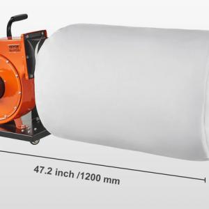 Por- és forgácselszívó, 781,54 m³/óra, 80 literes gyűjtőzsákkal