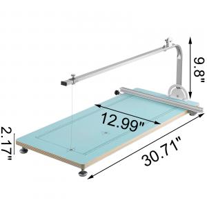 Precíziós habvágó gép – 0,28 mm-es forró huzallal, 300 °C-ig állítható hőmérséklettel, 56 × 26 cm vágási kapacitással