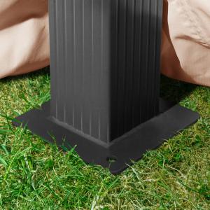 Prémium kerti pavilon 3 × 4 m vízálló tetővel, UV50+ védelemmel, levehető oldalfüggönyökkel