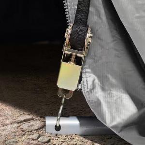 Premium Ponyvagarázs mobilgarázs 3,3x4,7m ponyva szürke