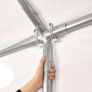 Premium rendezvénysátor parti sátor 5x12 m, ponyva PE 450 fehér (60m2)