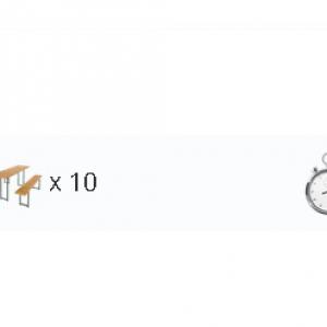 Premium rendezvénysátor parti sátor 5x12 m, ponyva PE  fehér (60m2)