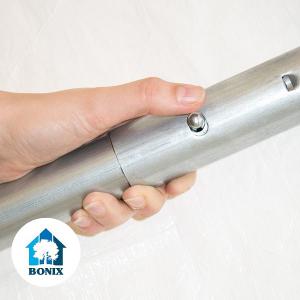 Premium rendezvénysátor, sörsátor és parti sátor 4 × 8 m – 32 m², fehér, vízálló  PE ponyvával, horganyzott acélvázzal
