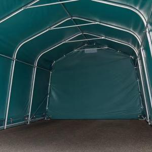 Professional Ponyvagarázs mobilgarázs 3,3x6m zöld, statikai csomaggal