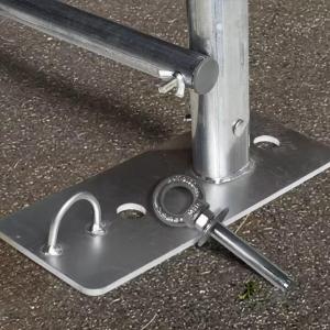 Professional Ponyvagarázs mobilgarázs 3,3x6m zöld, statikai csomaggal