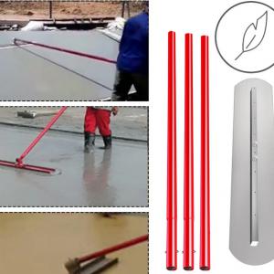 Professzionális betonsimító készlet – 900 × 200 mm, állítható konzollal és 3 × 1,8 m nyéllel