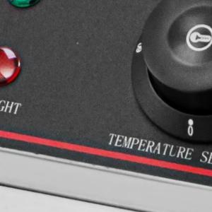 Professzionális Dupla Elektromos Olajsütő – 2×6 L Kapacitás, 5000 W Teljesítmény, Rozsdamentes Acél