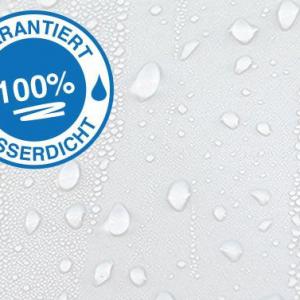 Professzionális extra erős, lángálló rendezvénysátor 4 × 12 m, 48 m², fehér PVC ponyvával, 2,6 m oldalmagassággal, Ø 50 mm-es erősített horganyzott acélvázzal és padlókerettel