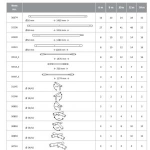 Professzionális extra erős raktársátor 6x20 m, ponyva PVC fehér  oldalfalmagasság+2,6 m fehér