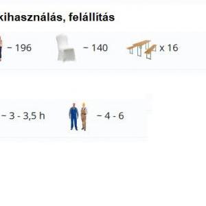 Professzionális extra erős rendezvénysátor 7x14 m ponyva lángálló PVC  oldalmagasság + 2,6m erősített szerkezettel