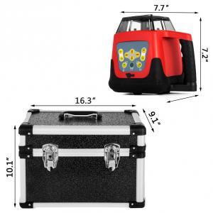 Professzionális forgólézeres szintező – 360°-os szkenneléssel, ±5° önszintezéssel,  250 m mérési tartománnyal