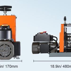 Professzionális kábelcsupaszító gép, blankoló gép – 60 W, 1,5–25 mm, öntöttvas