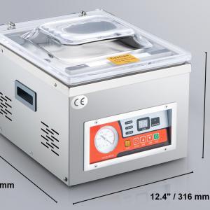 Professzionális kamrás vákuumcsomagoló gép , 950W teljesítmény, -100 kPa vákuumhatással