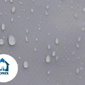 Professzionális ponyva csarnok raktársátor 6x12m oldalmagasság 4,00m ponyva lángálló PVC szürke