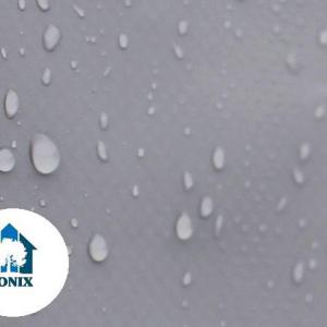 Professzionális ponyvacsarnok raktársátor 6×10 m, 60 m², 3,00 m oldalmagassággal, lángálló PRIMEtex PVC ponyvával, két cipzáras kapuval és teljesen horganyzott acélvázzal – szürke