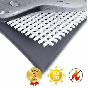 Professzionális ponyvacsarnok raktársátor  6x12m  bejárat 4,1x2,9 m ponyva lángálló PVC zöld