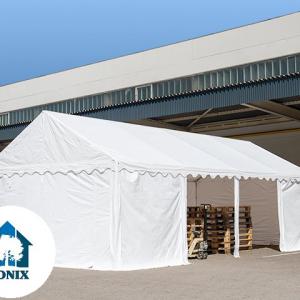 Professzionális raktár sátor, tároló sátor 4x8 m ponyva PVC 700  szürke