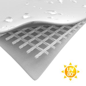 Professzionális raktársátor 5x10 m oldalmagasság 3,00m ponyva PVC szürke