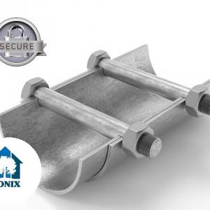 Professzionális raktársátor 8x12m oldalmagasság 3,60m cipzáras kapuval, tetőablakkal  ponyva PVC  szürke