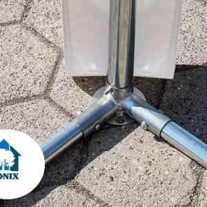 Professzionális  raktársátor ipari sátor 4x14 m ponyva  PVC oldalmagasság + 2,6 m erősített szerkezettel (56m2)