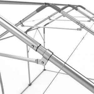 Professzionális  raktársátor ipari sátor 4x14 m ponyva  PVC oldalmagasság + 2,6 m erősített szerkezettel (56m2)