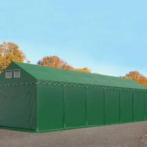 Professzionális  raktársátor ipari sátor 4x14 m ponyva  PVC oldalmagasság + 2,6 m erősített szerkezettel (56m2)