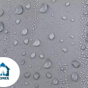 Professzionális raktársátor ipari sátor 8x16m  oldalmagasság 4,00m tolókapuval ponyva PVC szürke