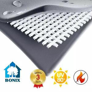 Professzionális raktársátor, ipari sátor, csarnoksátor 4x8x3m bejárat mérete 4x4,4 m  ponyva lángálló PVC statikai megerősítéssel