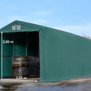 Professzionális raktársátor ponyva csarnok 4x16m  oldalmagasság 3,50m ponyva PVC